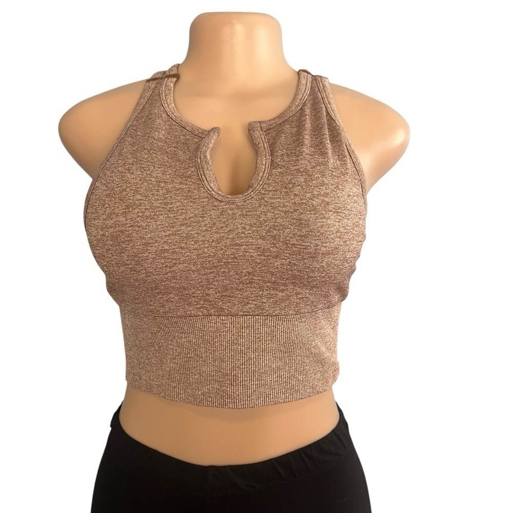 3/$30 ☀️ Pink Active Brown Sports Bra